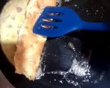 A picture of step 7 of French omelette.