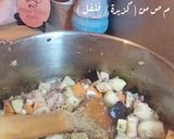 صورة لخطوة 2 من وصفة طاجن تورلي بالخضار واللحمة المفرومة