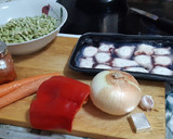 Foto del paso 1 de la receta: Verdinas con pulpo