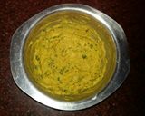 A picture of step 1 of Pumpkin pakoda.