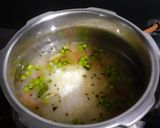 A picture of step 2 of Biryani with Raita.