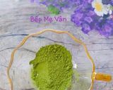 Hình bước làm 2 của món Khoai môn matcha latte