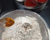 A picture of step 2 of Malai Thepla.