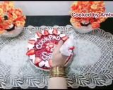 A picture of step 9 of 3 Layerd Strawberry 🍓 Dessert 🍮 Cake 🎂 Recipe 😋👌.