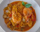 Foto del paso 6 de la receta: Arroz caldoso con rape y gambas
