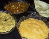 A picture of step 1 of Allu ki tarkari  sehri special.