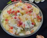 A picture of step 6 of Creamy fruits Chaat 😋 😍.
