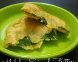 A picture of step 4 of Malabar Spinach Fritters.