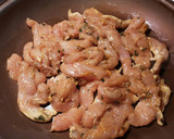 Foto del paso 20 de la receta: Tiras de filetes de pollo marinados a la plancha, con ensalada de arroz