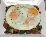 A picture of step 1 of Leftovers breakfast.