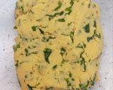 A picture of step 6 of Radish methi Paratha made with cornmeal.
