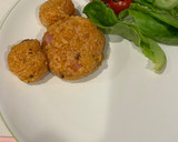 Gambar langkah 4 resipi Teddy bear omurice - Japanese ketchup fried rice with omelette 🧸💝.