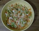 Foto del paso 6 de la receta: Ensalada de Lechuga, zanahoria y huevo con salsa golf