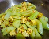 Foto langkah ke 3 dari resep Sayur Labu Tahu Santan.