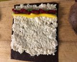 Une image de l'étape 5 de Makis crêpe sucrés.