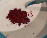 Une image de l'étape 10 de Tarte panna cotta au thé et framboises litchis.