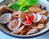 Hình bước làm 4 của món NGHÊU hấp kiểu Thái