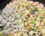 青蒜馬鈴薯豆子義麵湯的食譜步驟4照片