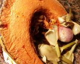 Foto del paso 4 de la receta Crema de calabaza y hinojos asados, con un toque de ahumado