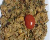 A picture of step 4 of Couscous with Eggplant and Almonds.