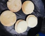 A picture of step 3 of Condensed milk bikis.