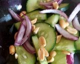 A picture of step 1 of Thai Cucumber Salad 😃.