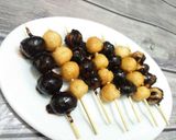 Hình bước làm 4 của món Bánh bột nếp chiên phủ socola