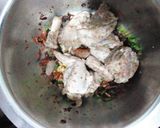 A picture of step 3 of Chicken pilau.