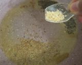 A picture of step 2 of Bharwa bhindi in dahi kadi.