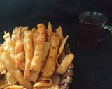 A picture of step 4 of Masala Sticks.