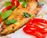 A picture of step 4 of Mackerel with paprika in the oven.