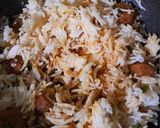 A picture of step 13 of Rajasthani Shahi Gatta Pulao.