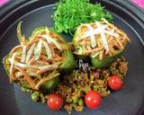 Quinoa Stuffed Cheesy Capsicum (Baked) recipe step 9 photo