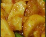 A picture of step 2 of Aloo bhujya.