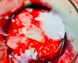 A picture of step 1 of Roohafza Lassi.