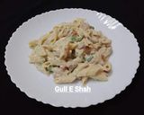 A picture of step 5 of Creamy Beef Pasta.