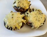 Foto del paso 6 de la receta: Champiñones rellenos de sobras