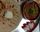 A picture of step 7 of Authentic Kathiyawadi Bengan Bhartha.