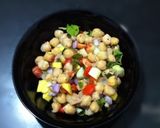 A picture of step 3 of Mexican chickpea salad.