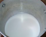A picture of step 6 of Millet kunu with white rice,fresh groundnut and wheat.