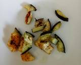Grilled aubergine and fresh tomato pasta recipe step 2 photo