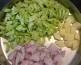 A picture of step 1 of Padwal(snake gourd) sabji.