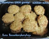Zabpelyhes töltött gomba, sütőben sütve recept fázis 4 fotója