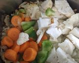 A picture of step 4 of Multicolor rice.