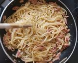 Foto del paso 5 de la receta: Spaghetti con queso y bacon