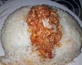 A picture of step 2 of Buttered Rice with Egg Sauce.