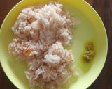 A picture of step 3 of Tomato Rice in Rice Cooker.