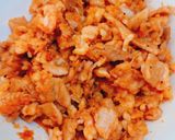 Hình bước làm 2 của món Bánh ướt thanh long có nhân