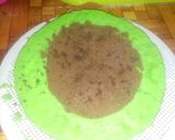 Foto langkah ke 8 dari resep Bolu Kukus Pandan Coklat 🍰.