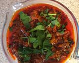A picture of step 3 of Dahi tikhari.